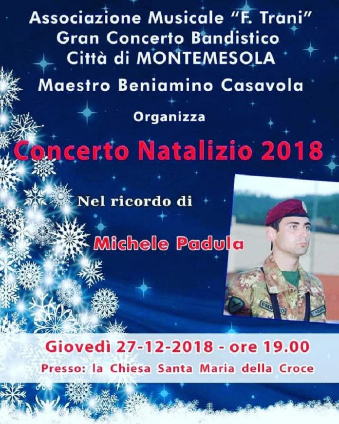 Concerto di Natale a Montemesola in ricordo di Michele Padula