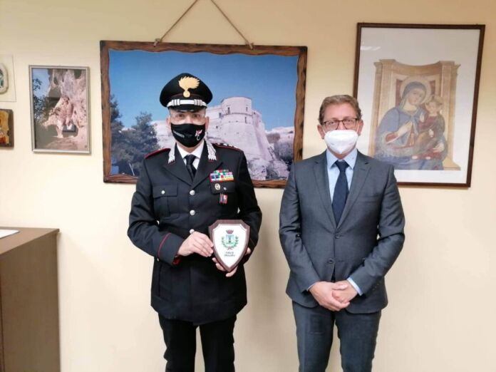 Il sindaco ha ricevuto il nuovo Comandante la Compagnia Carabinieri di Massafra