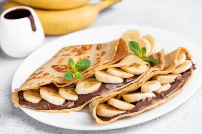 Ricetta Crepes alla Nutella e banane