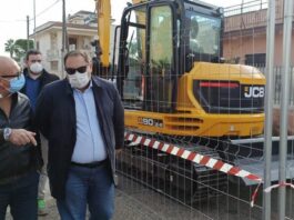 Rinaldo Melucci segue i lavori a Taranto