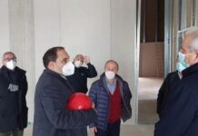 Rinaldo Melucci al nuovo ospedale di Taranto