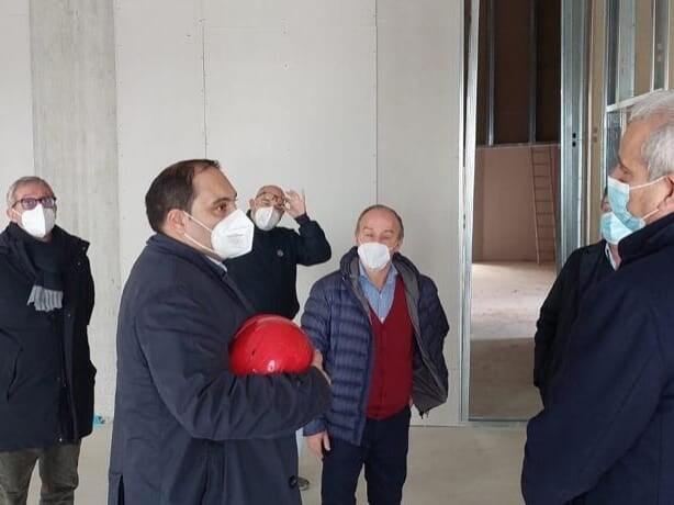 Rinaldo Melucci al nuovo ospedale di Taranto
