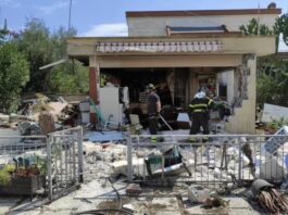 Taranto: fuga di gas, esplode una villetta su viale del Tramonto