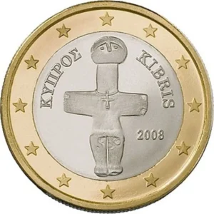 moneta da 1 euro con l'omino